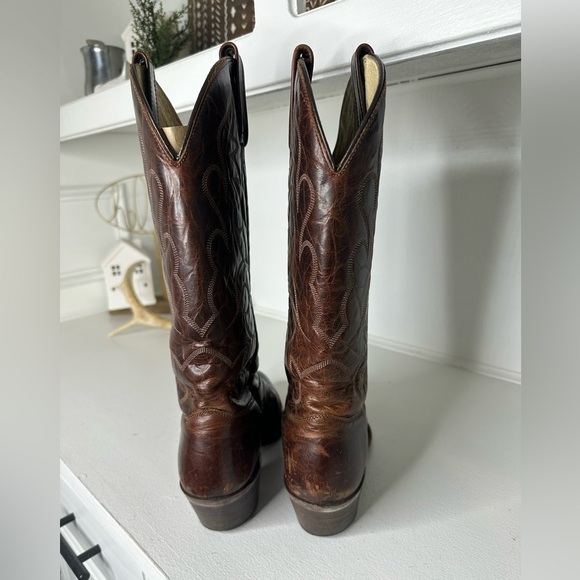 J. Chisholm Drover Series Women’s Embroidered Western Boots Size 9 – Made in USA - Picture 6 of 9